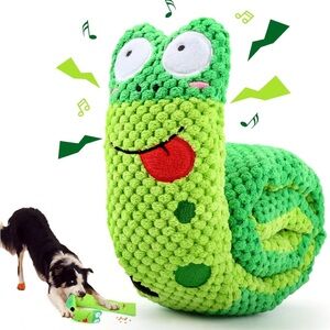 Squeaky Dog Toys Stress Release Game for Boredom, Puzzle, IQ Training, Snuffle,